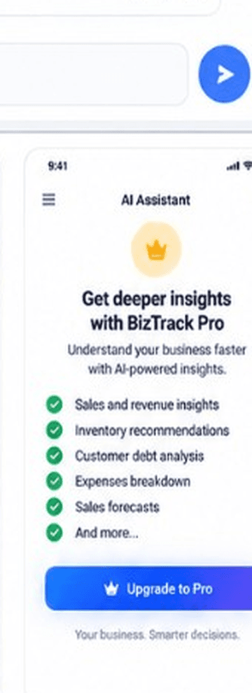 POSNek customers & debts screen