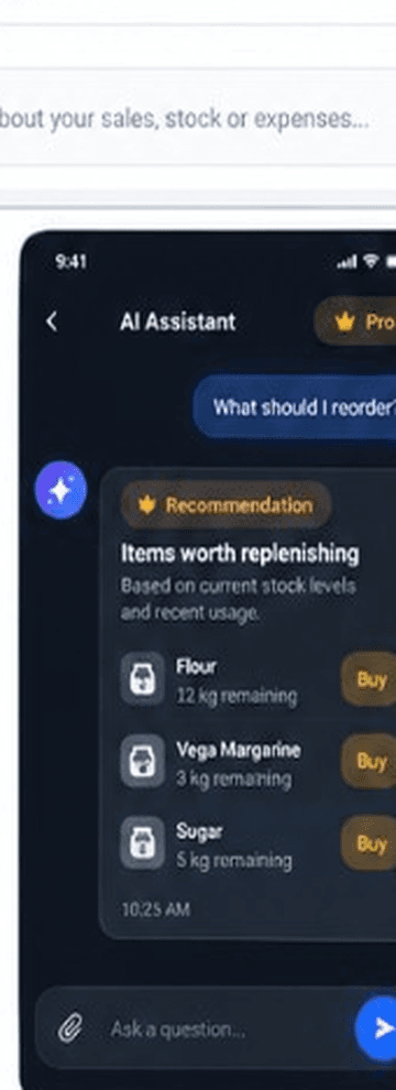 POSNek inventory insights screen