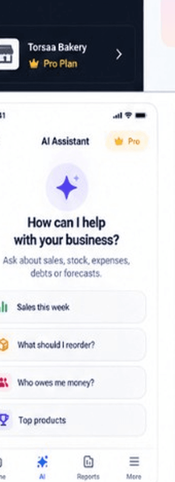 POSNek mobile screen